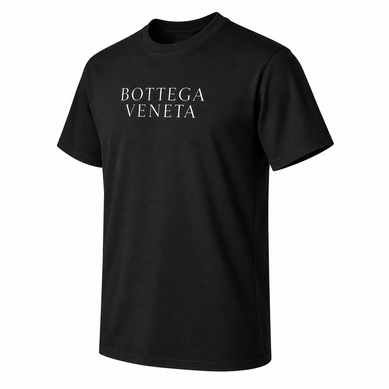Men's Bottega Veneta Cotton T-Shirt | Color: Black | Image 4