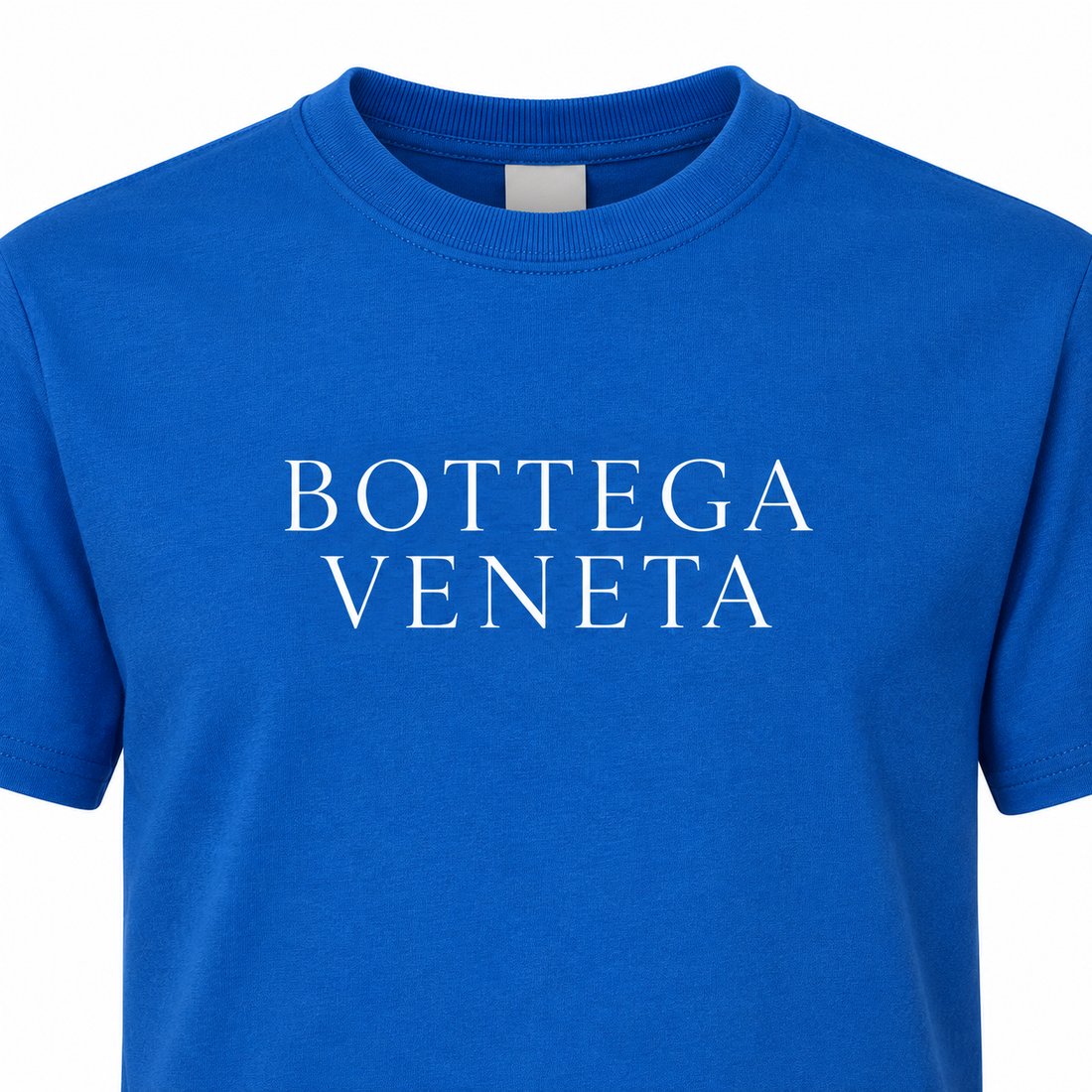 Men's Bottega Veneta Cotton T-Shirt | Color: Blue | Image 3