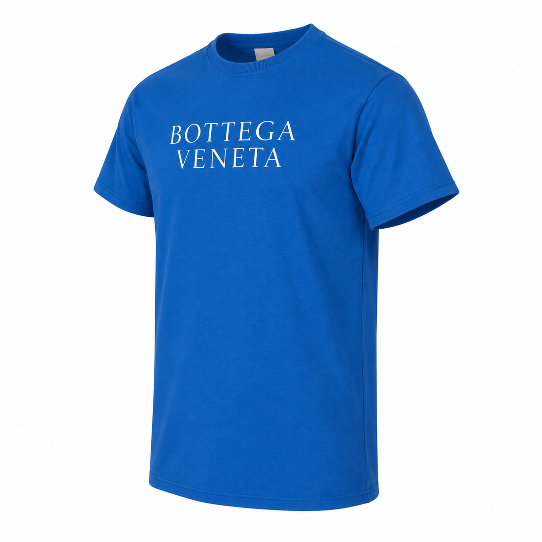 Men's Bottega Veneta Cotton T-Shirt | Color: Blue | Image 4
