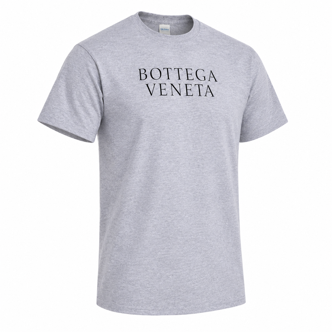 Men's Bottega Veneta Cotton T-Shirt | Color: Grey | Image 1