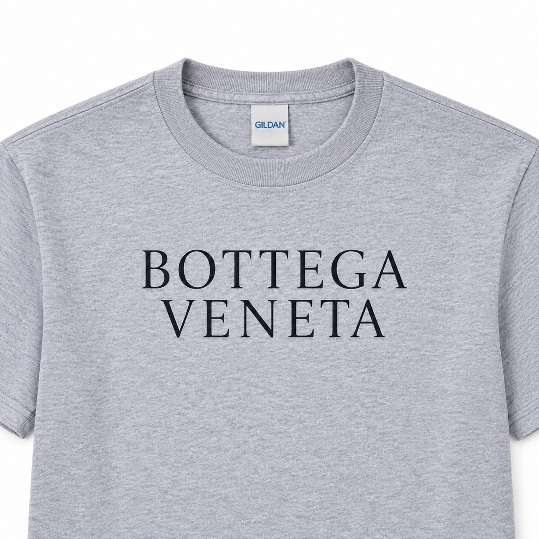 Men's Bottega Veneta Cotton T-Shirt | Color: Grey | Image 3