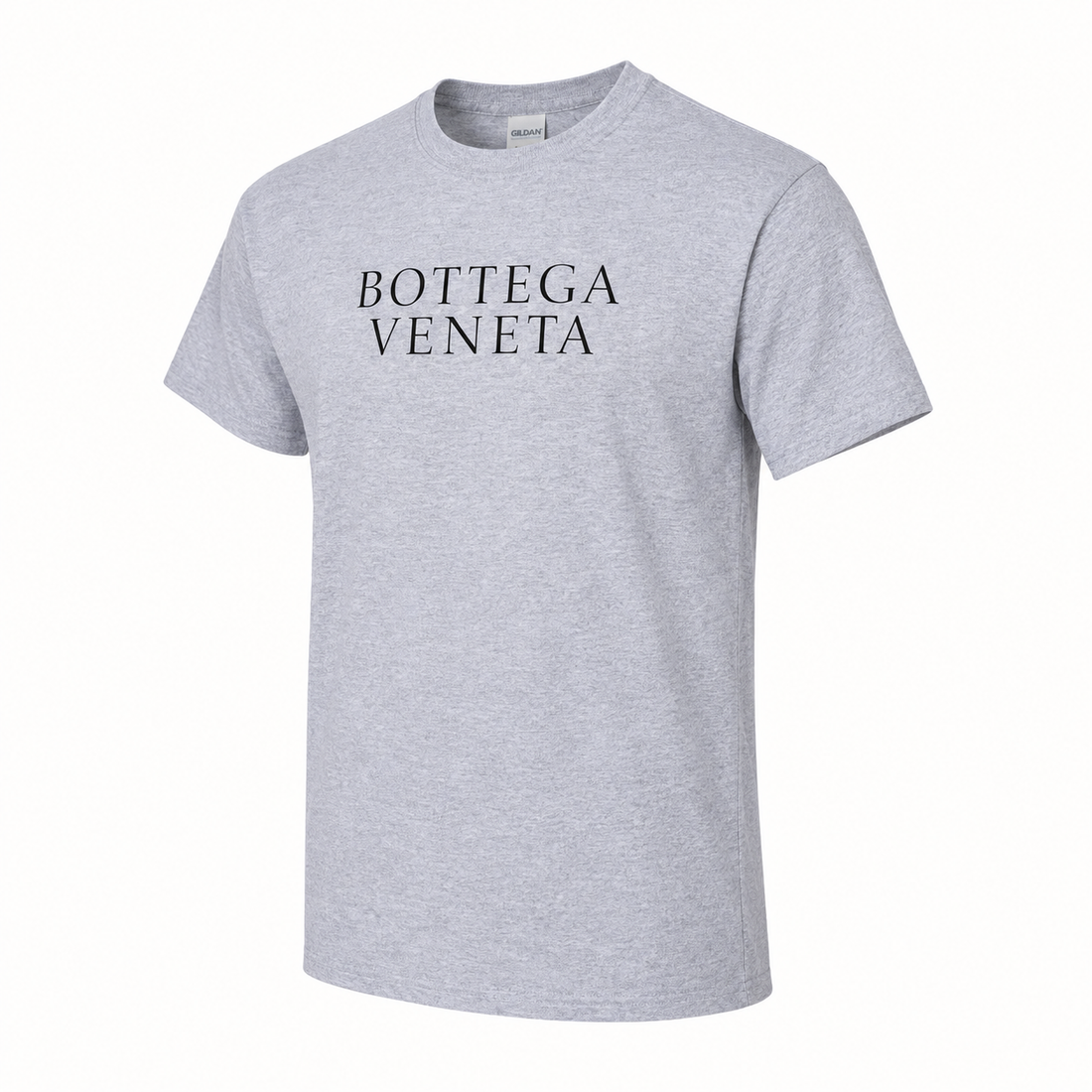 Men's Bottega Veneta Cotton T-Shirt | Color: Grey | Image 4