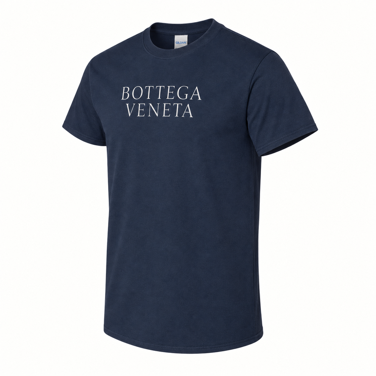 Men's Bottega Veneta Cotton T-Shirt | Color: Navy | Image 4