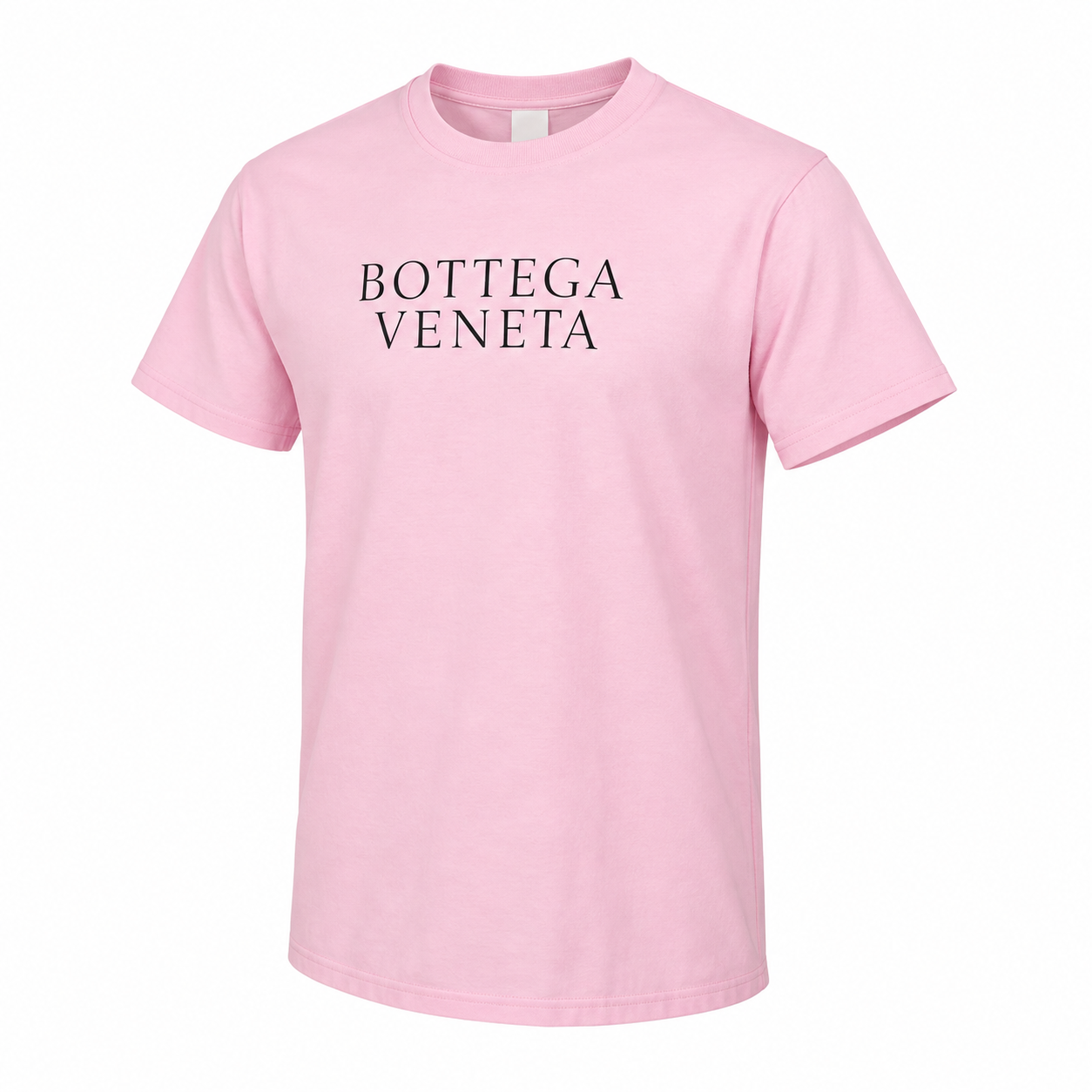 Men's Bottega Veneta Cotton T-Shirt | Color: Pink | Image 1