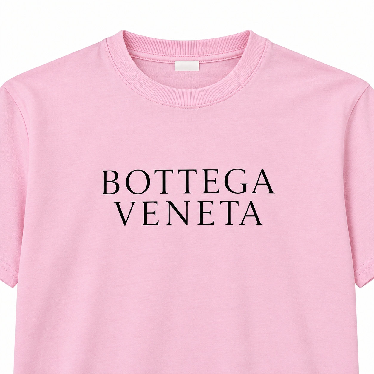 Men's Bottega Veneta Cotton T-Shirt | Color: Pink | Image 3