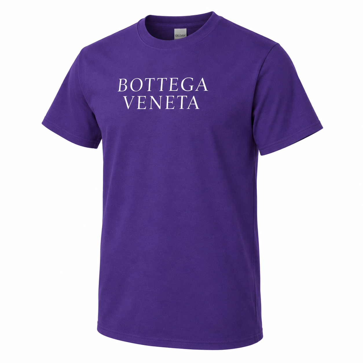 Men's Bottega Veneta Cotton T-Shirt | Color: Purple | Image 1