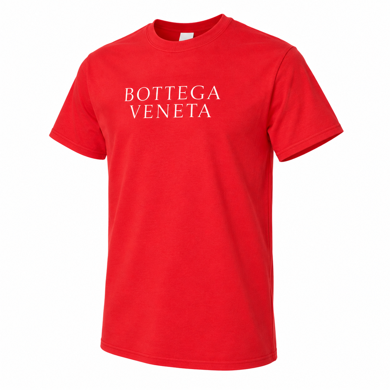 Men's Bottega Veneta Cotton T-Shirt | Color: Red | Image 1