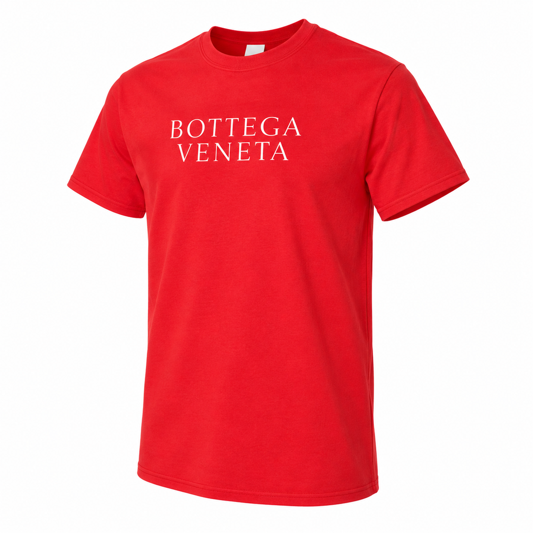 Men's Bottega Veneta Cotton T-Shirt | Color: Red | Image 1