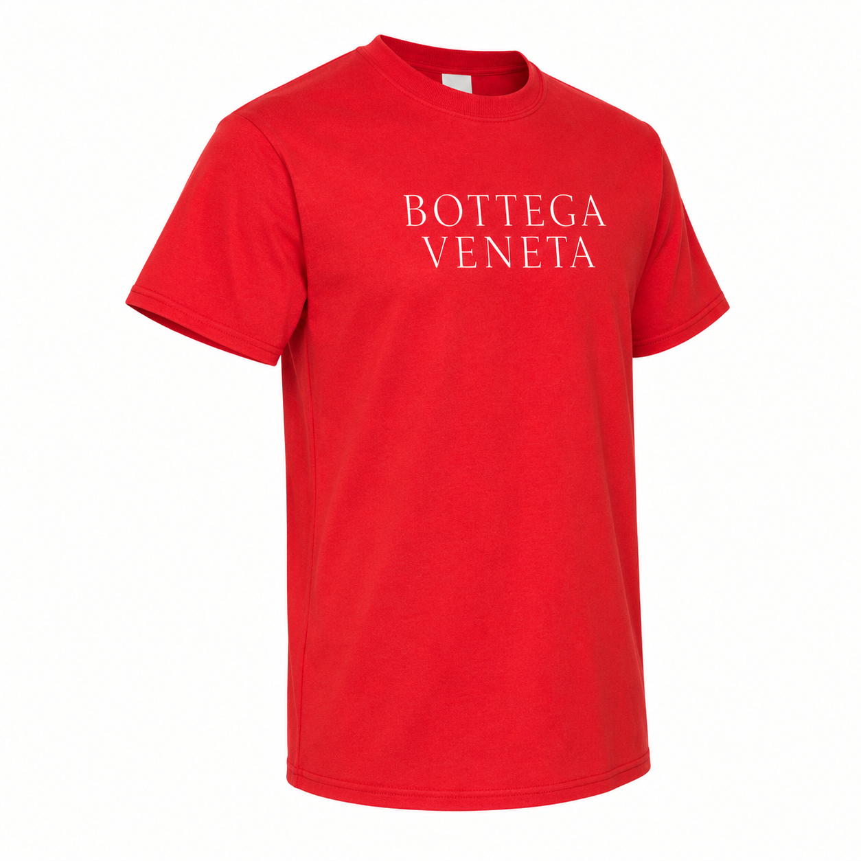 Men's Bottega Veneta Cotton T-Shirt | Color: Red | Image 4