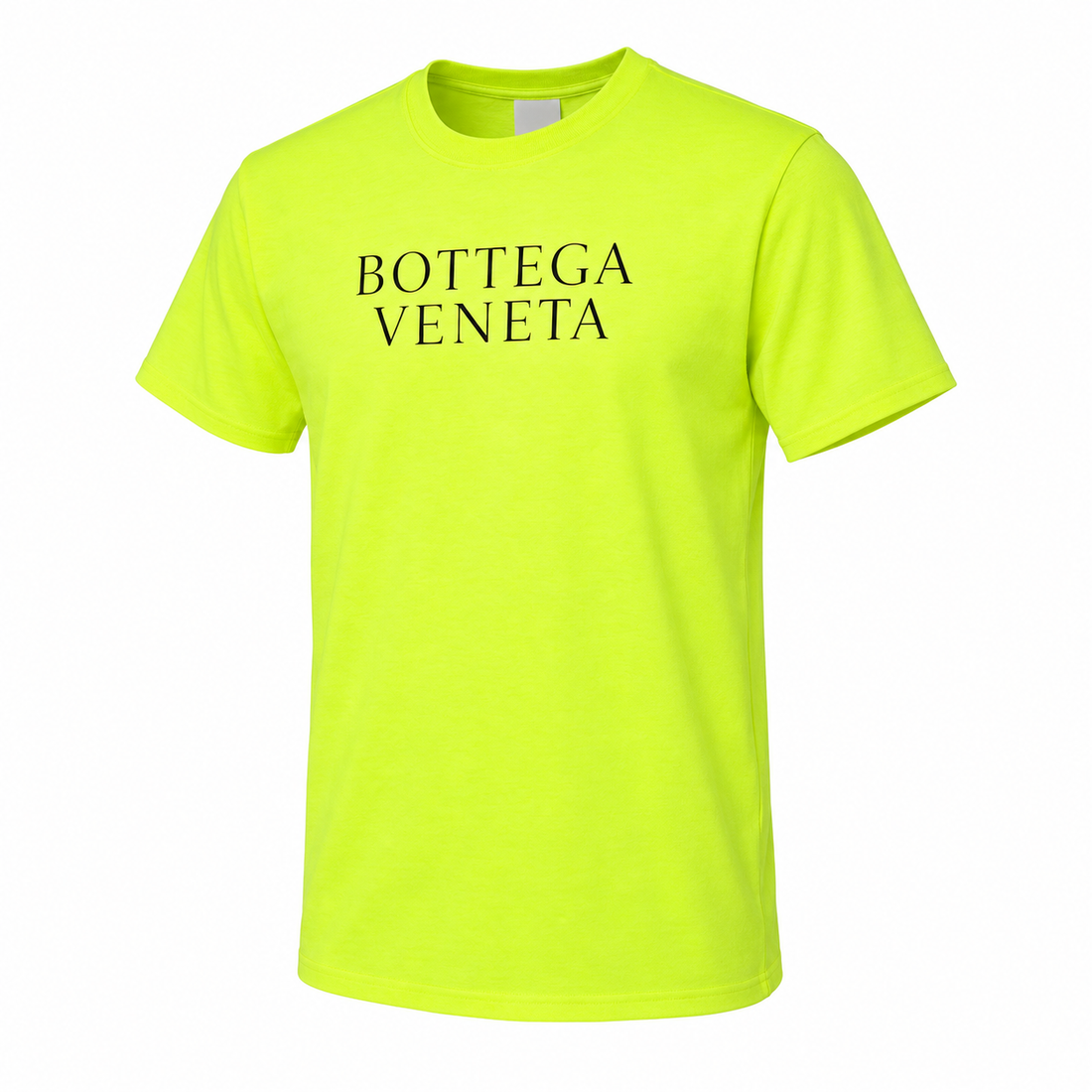 Men's Bottega Veneta Cotton T-Shirt | Color: Safety Green | Image 1