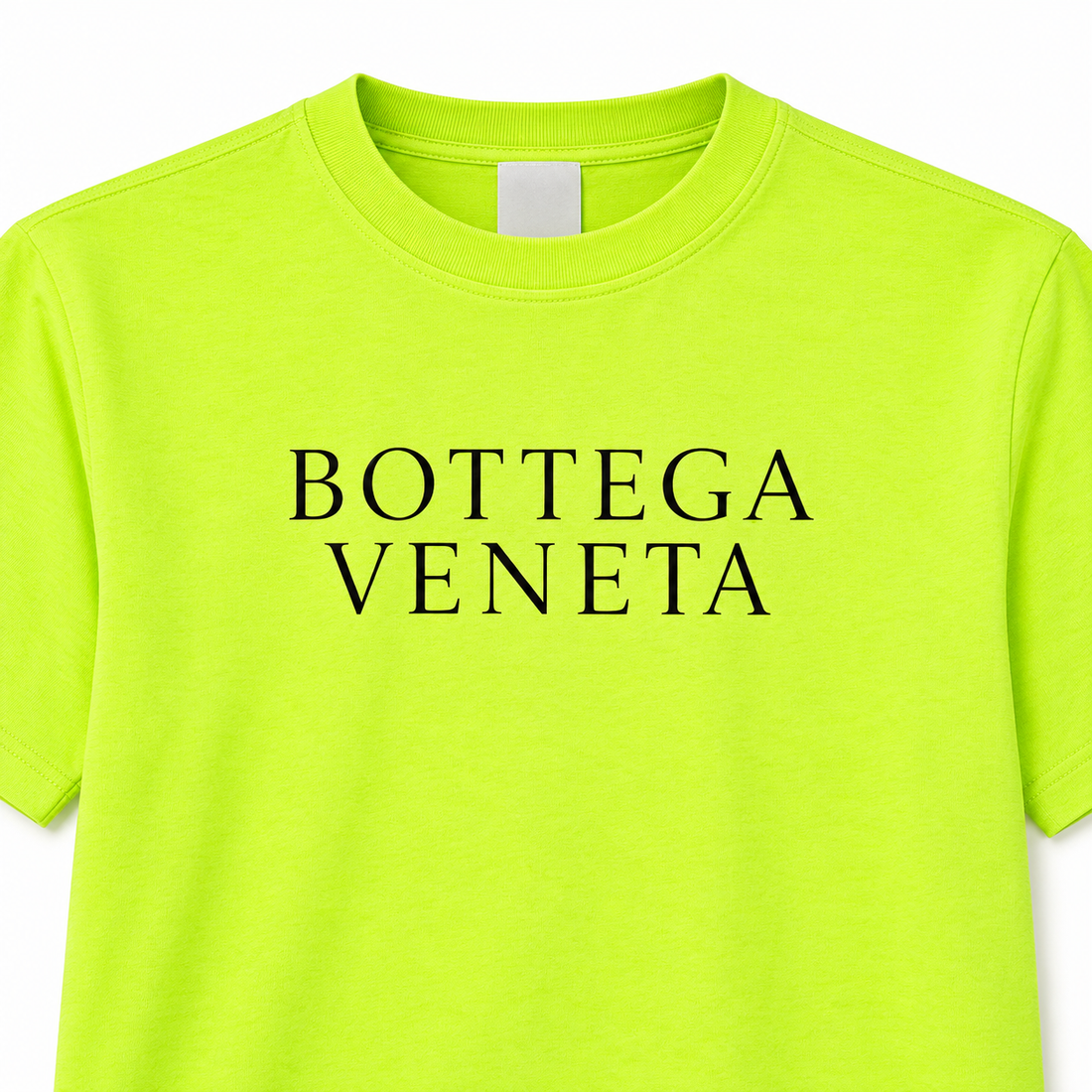 Men's Bottega Veneta Cotton T-Shirt | Color: Safety Green | Image 3