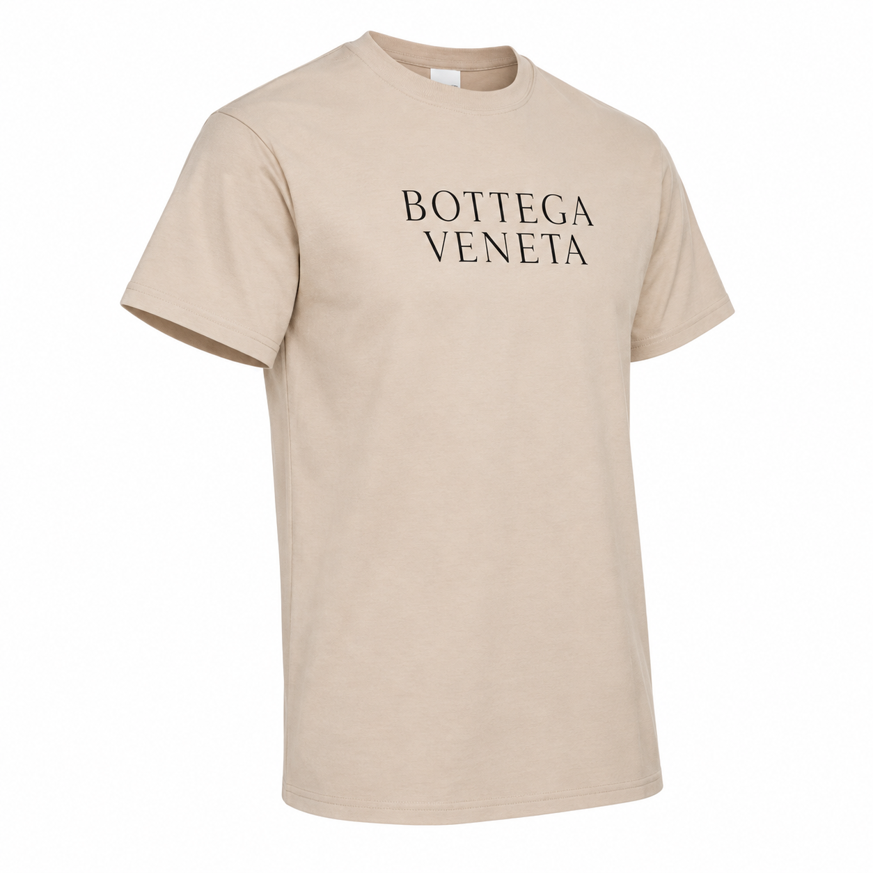Men's Bottega Veneta Cotton T-Shirt | Color: Tan | Image 4