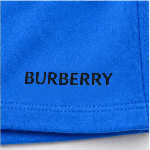 Men's Burberry Athletic Fleece Shorts | Color: Azure | Image 5