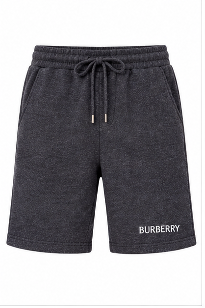 Men's Burberry Athletic Fleece Shorts | Color: Dark Heather | Image 1