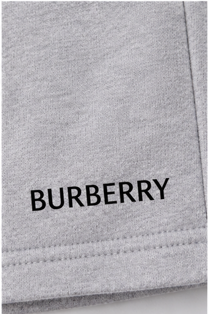 Men's Burberry Athletic Fleece Shorts | Color: Grey | Image 5