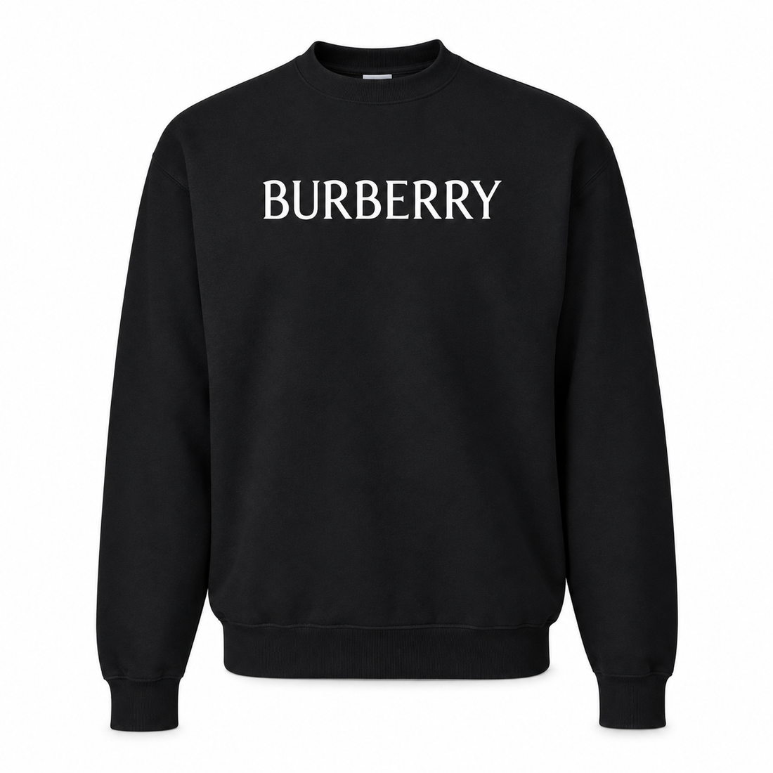 Men's Burberry Crewneck Sweatshirt | Color: Black | Image 1