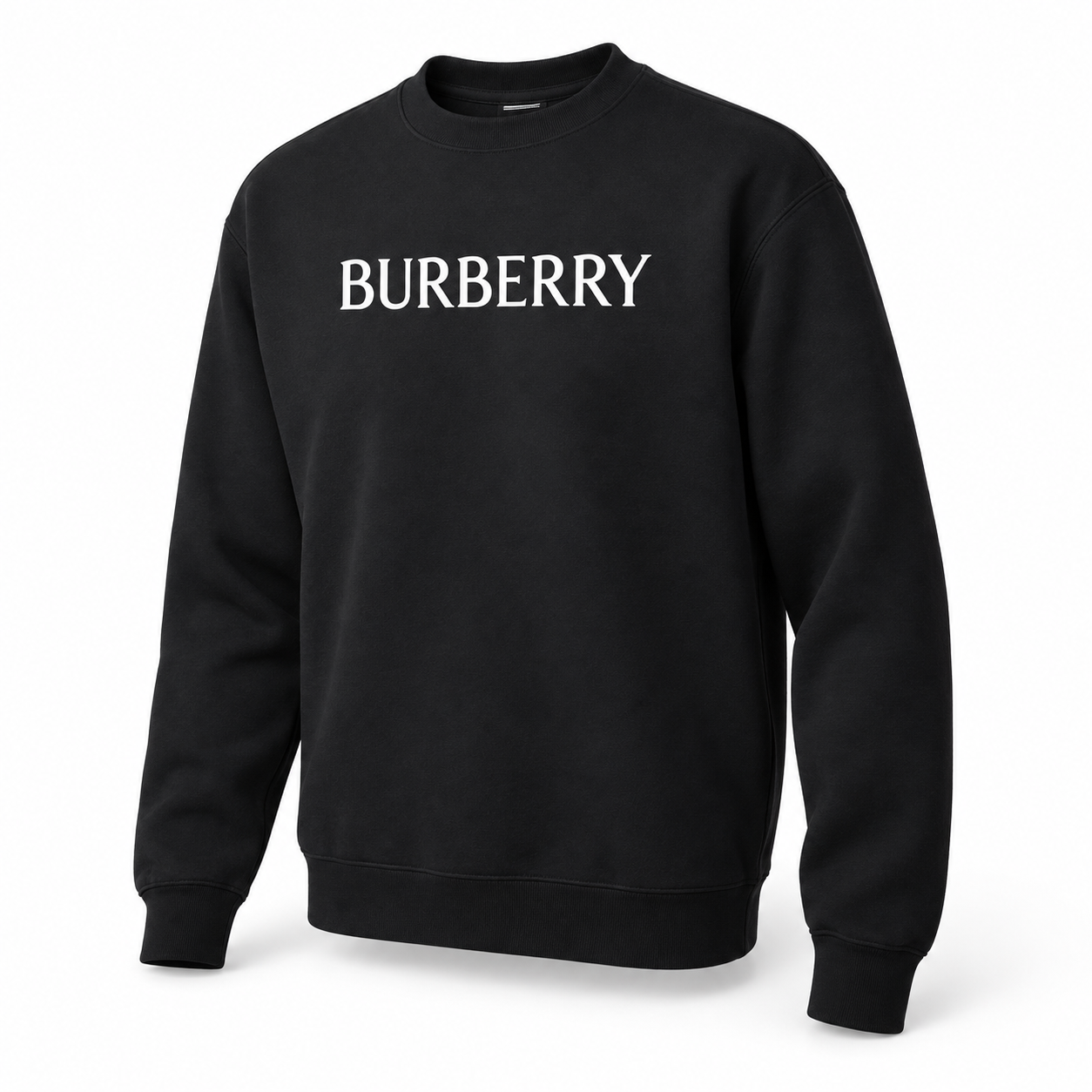 Men's Burberry Crewneck Sweatshirt | Color: Black | Image 3