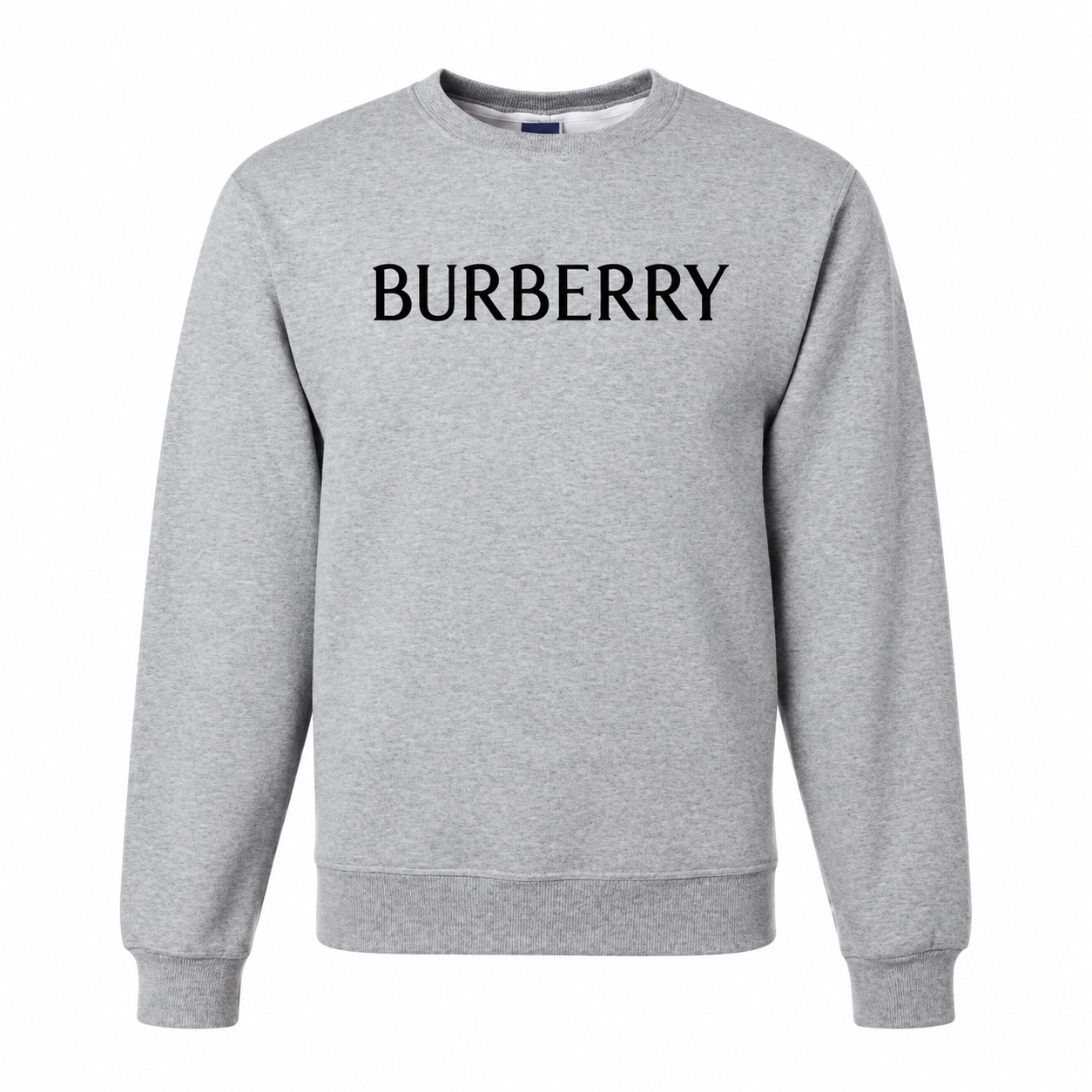 Men's Burberry Crewneck Sweatshirt | Color: Grey | Image 1