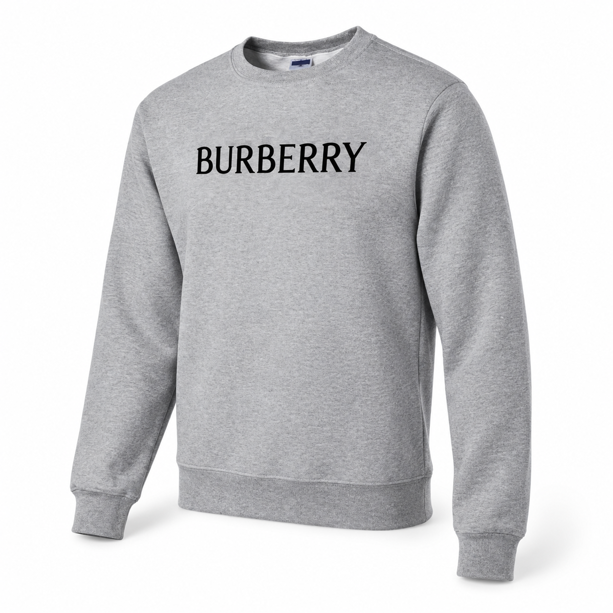 Men's Burberry Crewneck Sweatshirt | Color: Grey | Image 3