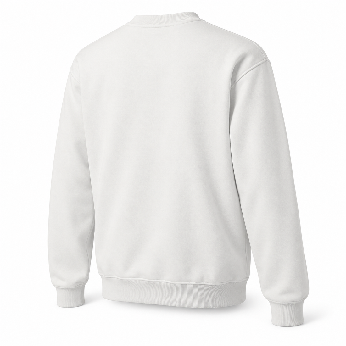 Men's Burberry Crewneck Sweatshirt | Color: White | Image 5