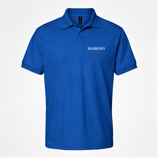 Men's Burberry Dry Blend Polo | Color: Blue | Image 1
