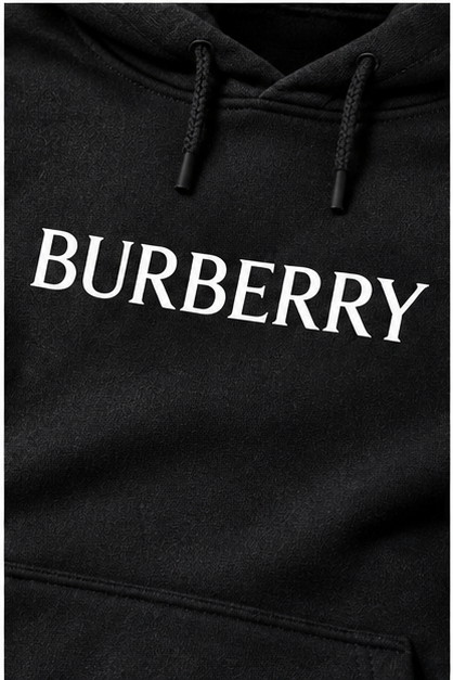 Men's Burberry Hoodie Joggers Set | Color: Black | Image 5