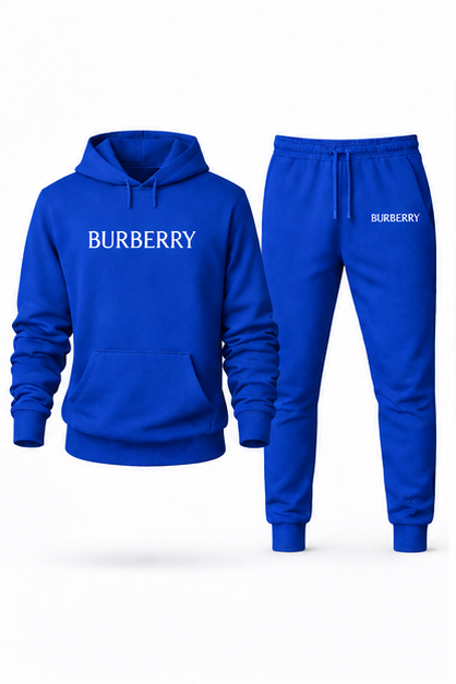 Men's Burberry Hoodie Joggers Set | Color: Blue | Image 1