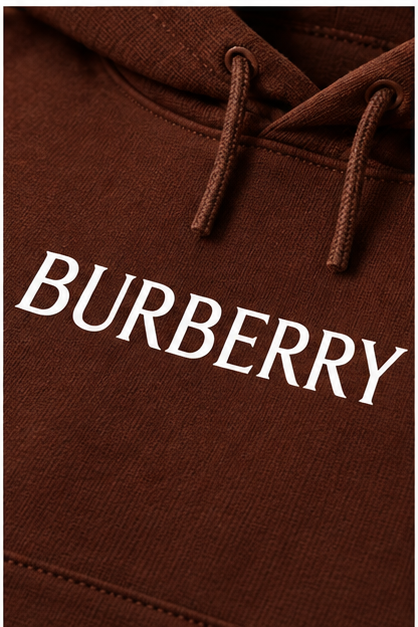 Men's Burberry Hoodie Joggers Set | Color: Brown | Image 5