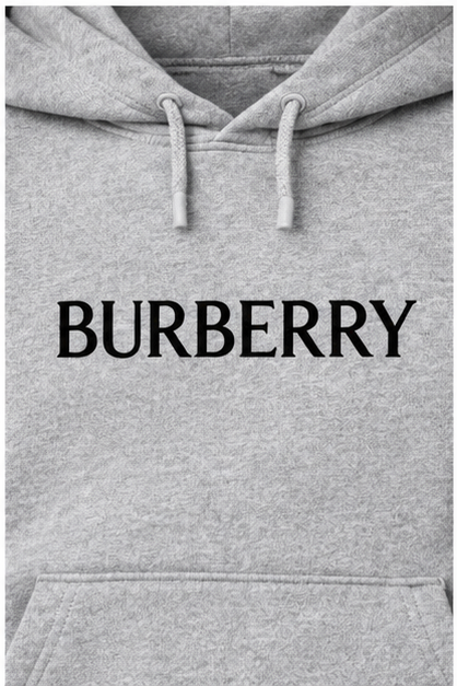 Men's Burberry Hoodie Joggers Set | Color: Grey | Image 5