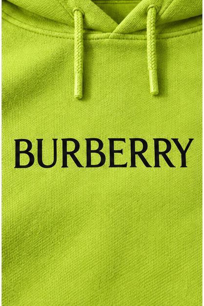 Men's Burberry Hoodie Joggers Set | Color: Lime Green | Image 5