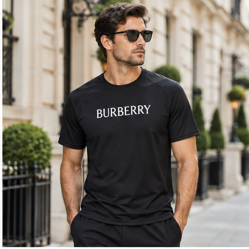 Men's Burberry Performance T-Shirt | Color: Black | Image 3