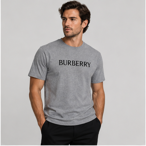 Men's Burberry Performance T-Shirt | Color: Grey | Image 2