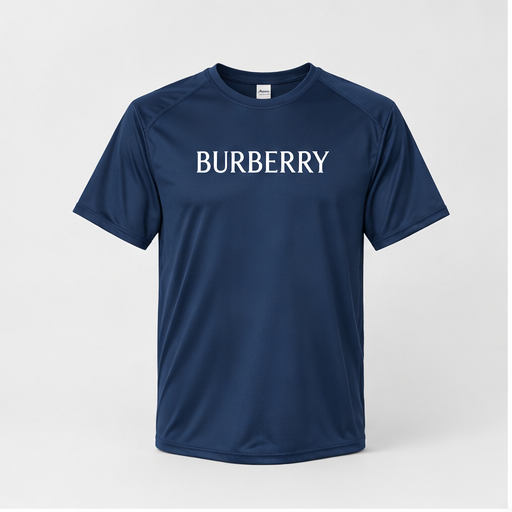 Men's Burberry Performance T-Shirt | Color: Navy | Image 1
