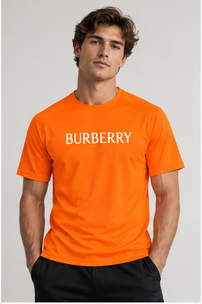 Men's Burberry Performance T-Shirt | Color: Orange | Image 2