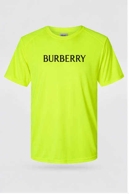 Men's Burberry Performance T-Shirt | Color: Safety Green | Image 1