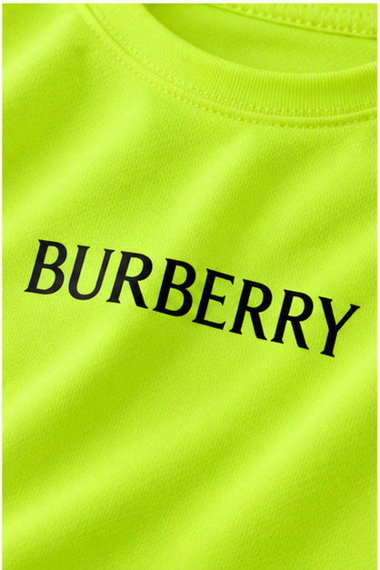 Men's Burberry Performance T-Shirt | Color: Safety Green | Image 5