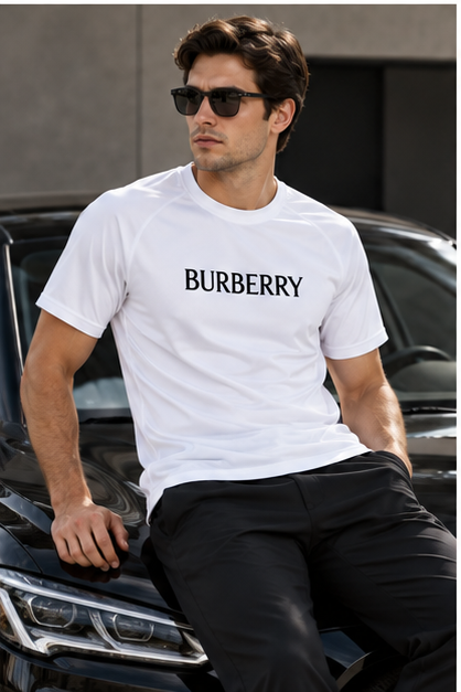 Men's Burberry Performance T-Shirt | Color: White | Image 4