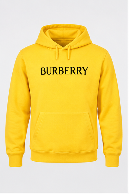 Men's Burberry Pullover Hoodie | Color: Yellow | Image 1