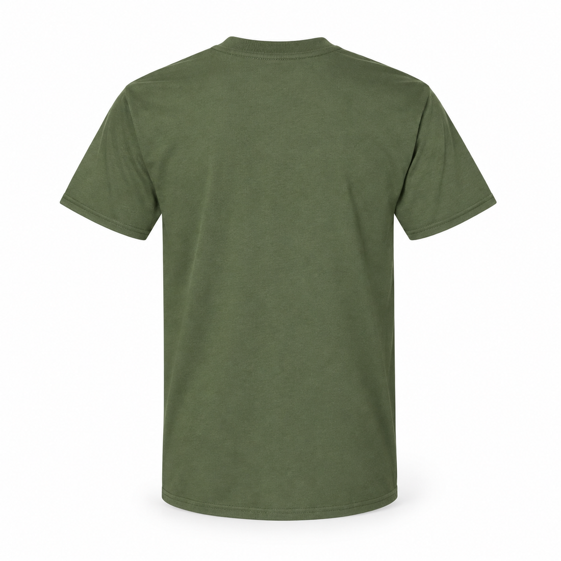 Men's Celine Cotton T-Shirt - Army Green - Image 5