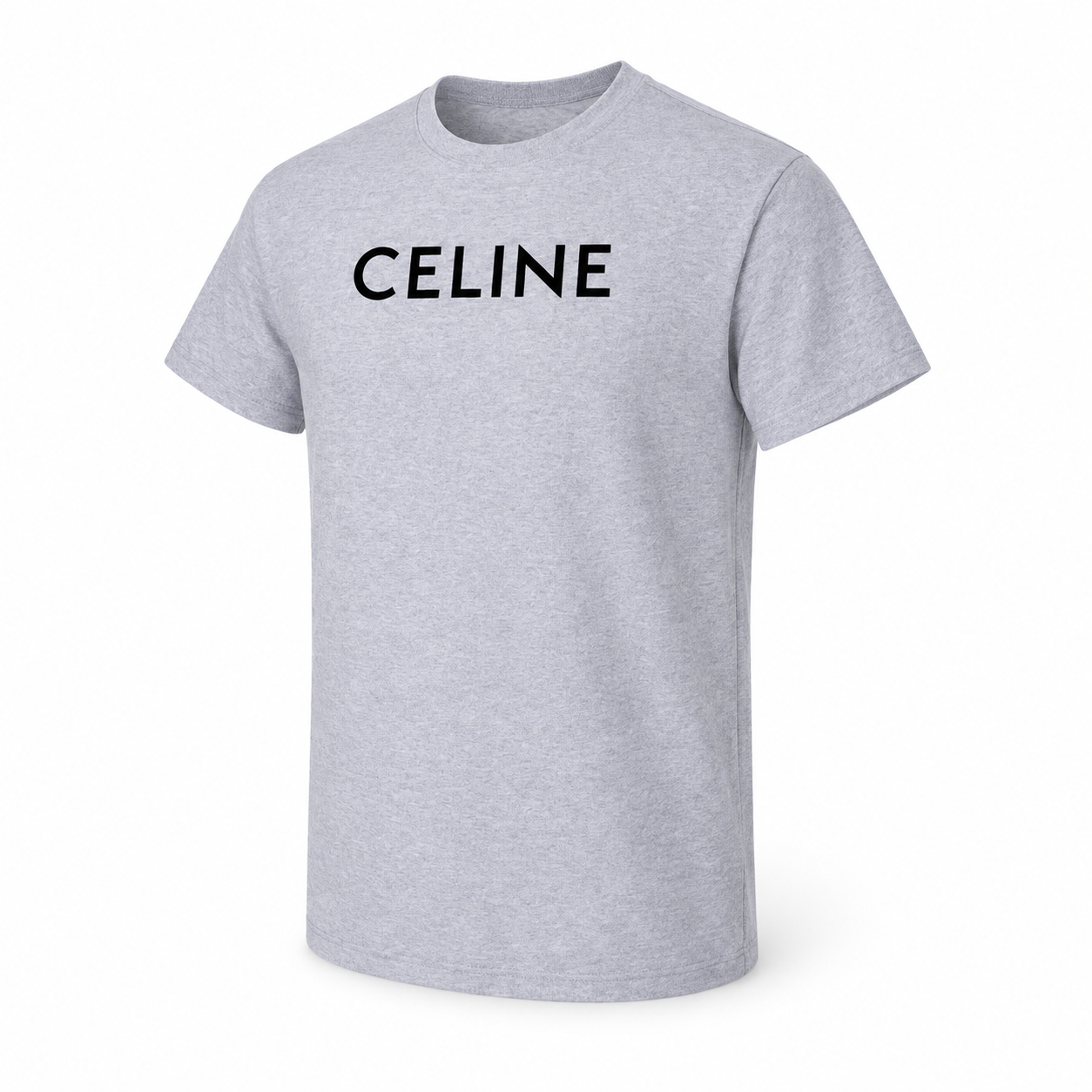 Men's Celine Cotton T-Shirt - Grey - Image 4