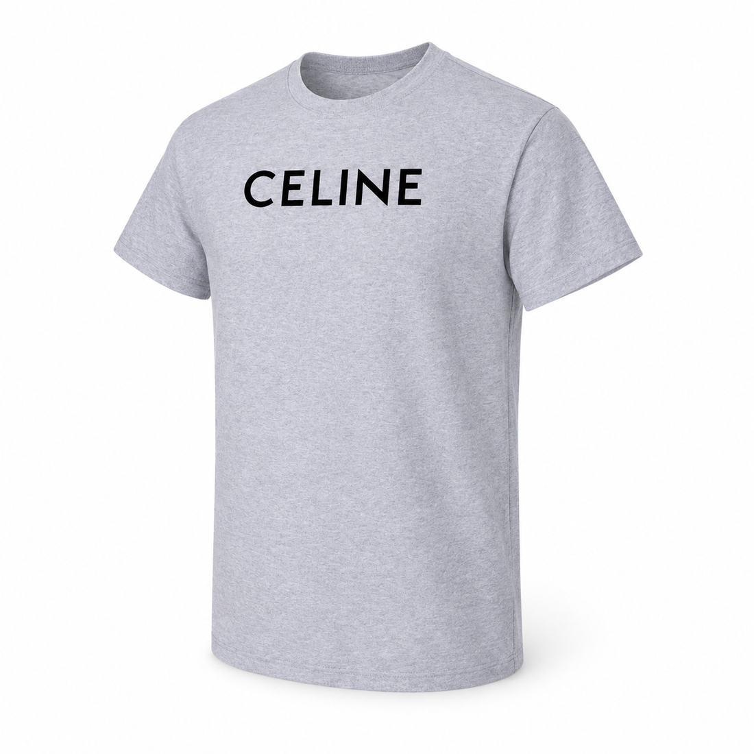 Men's Celine Cotton T-Shirt - Grey - Image 4