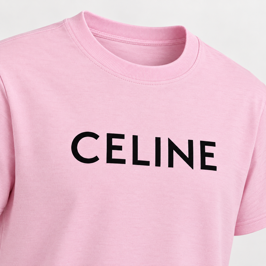 Men's Celine Cotton T-Shirt - Pink - Image 3