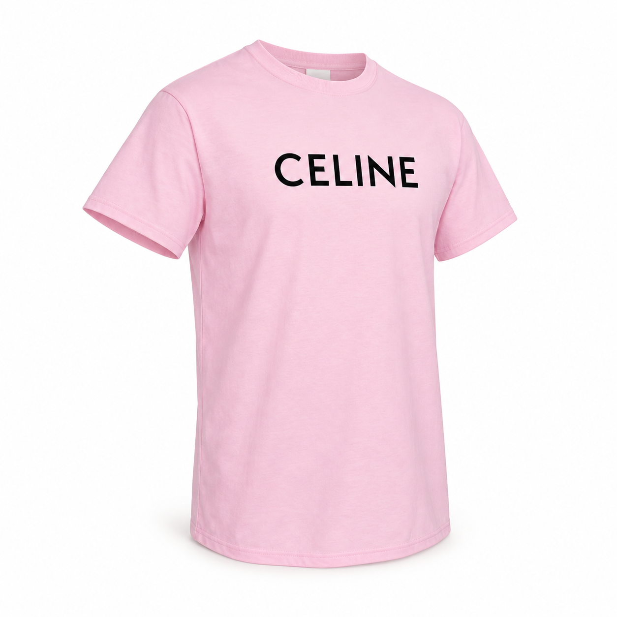 Men's Celine Cotton T-Shirt - Pink - Image 4