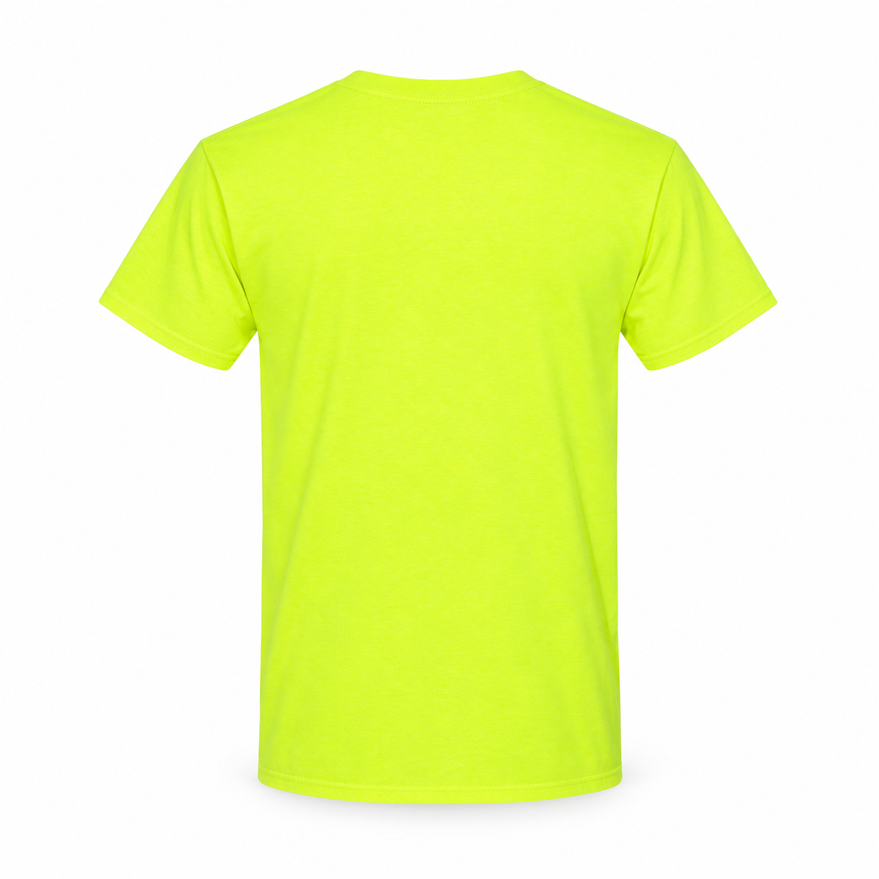 Men's Celine Cotton T-Shirt - Safety Green - Image 5