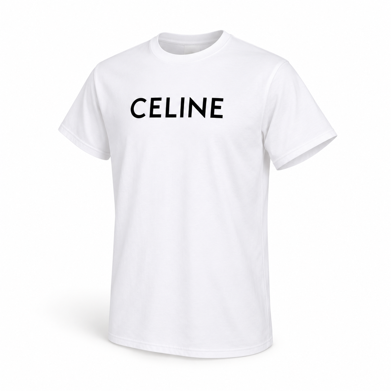 Men's Celine Cotton T-Shirt - White - Image 4