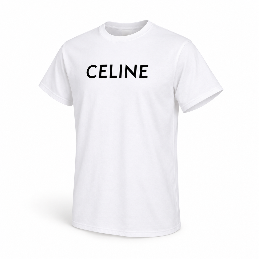 Men's Celine Cotton T-Shirt - White - Image 4