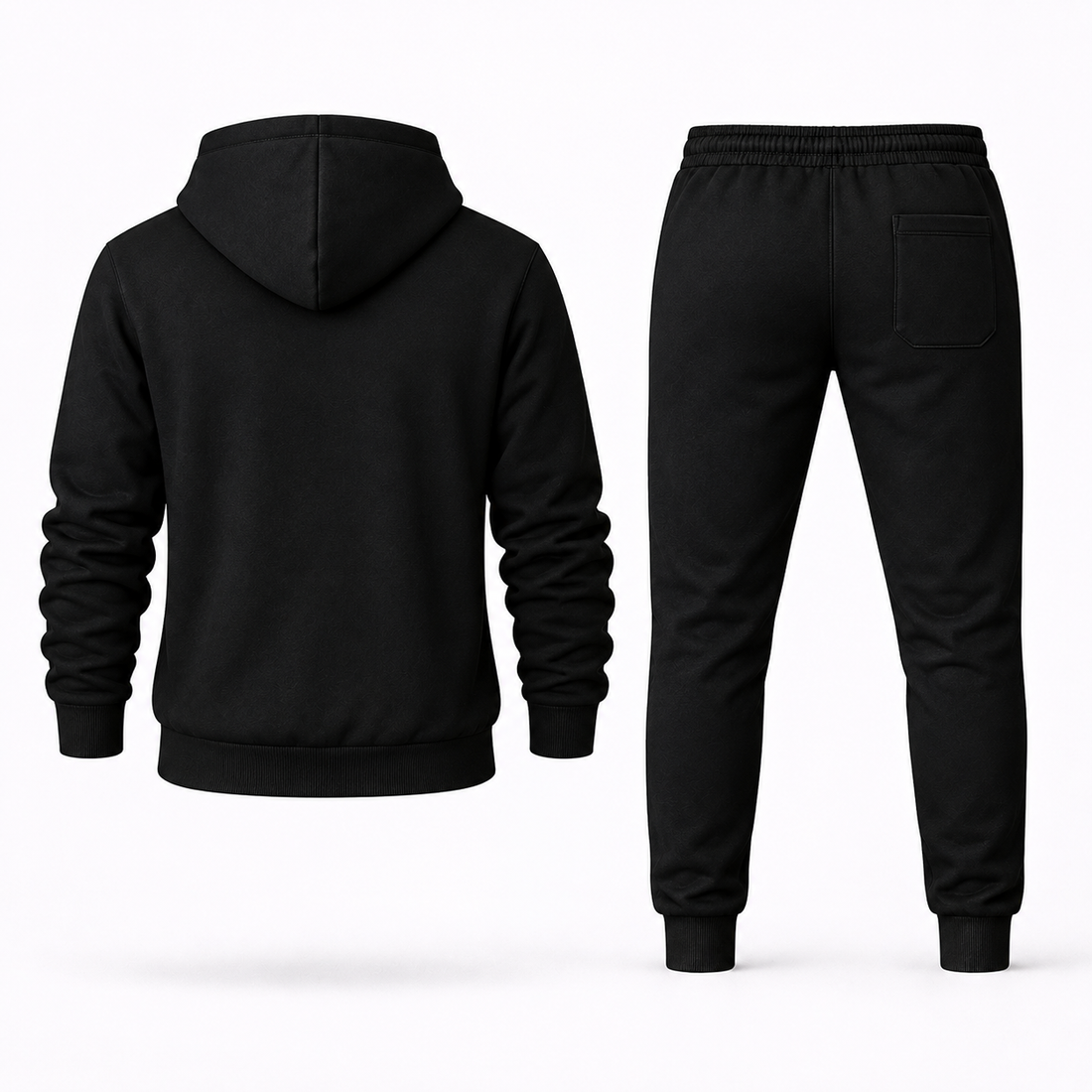 Men's Celine Hoodie Joggers Set - Black - Image 5