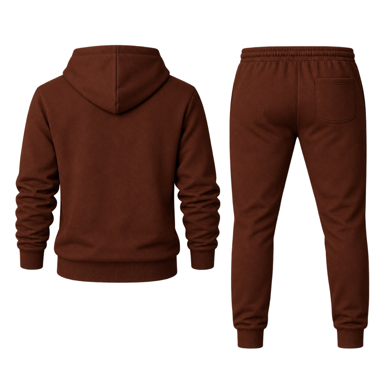 Men's Celine Hoodie Joggers Set - Brown - Image 5