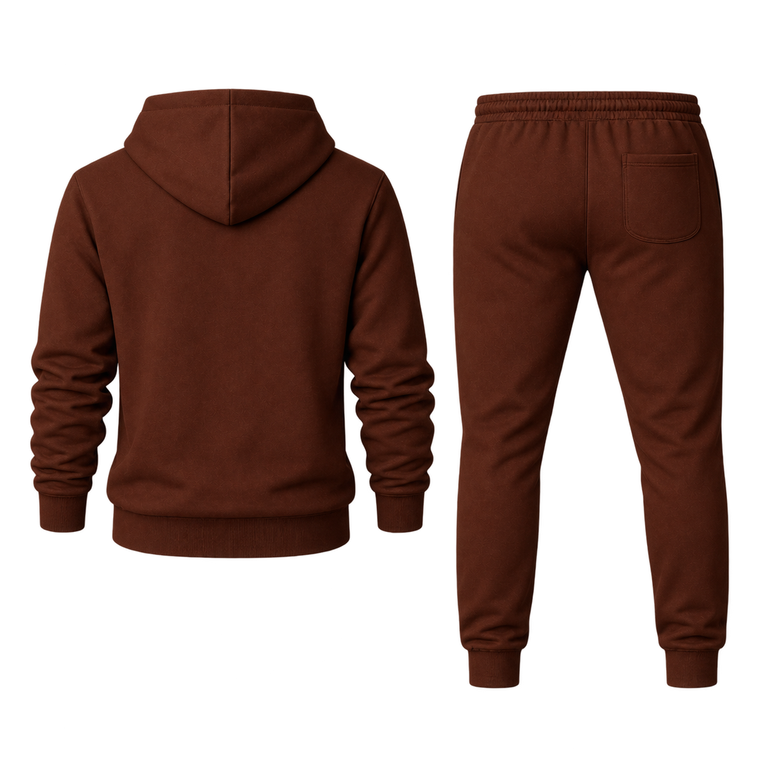 Men's Celine Hoodie Joggers Set - Brown - Image 5