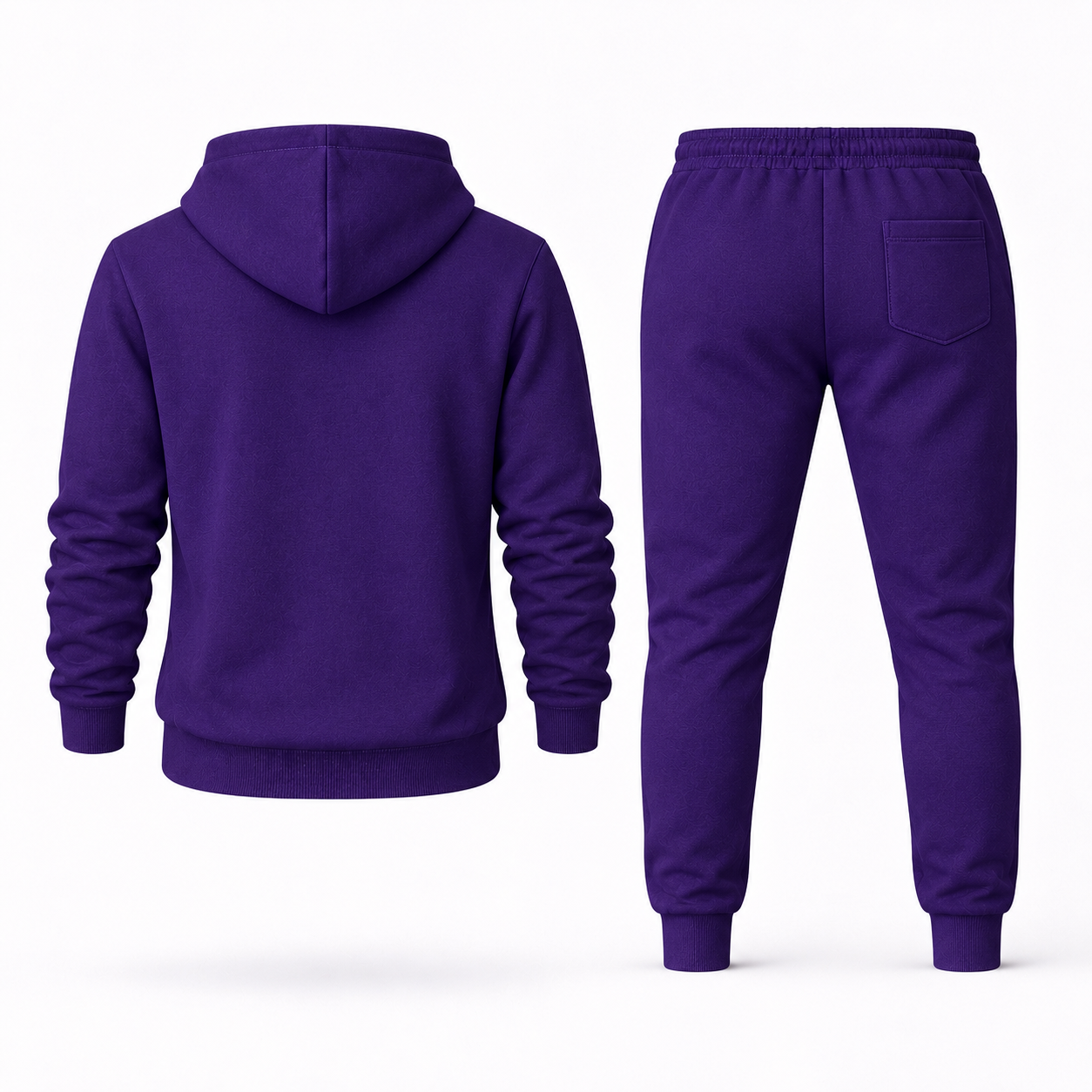Men's Celine Hoodie Joggers Set - Purple - Image 5